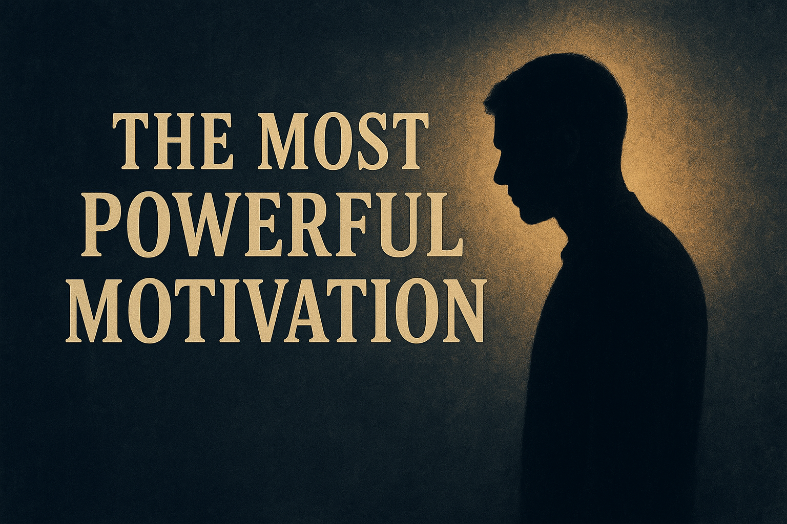 The Most Powerful Motivation