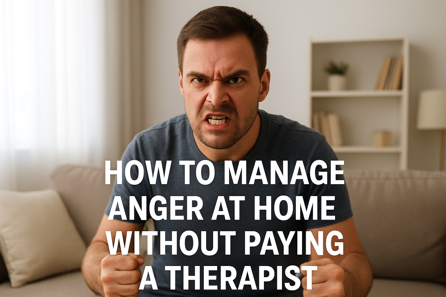 How to Manage Anger at Home If You Can’t Afford a Therapist
